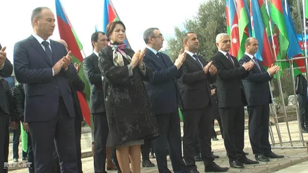 Sumqayıt və Abşeronda Bayraq günü qeyd olunub - FOTO