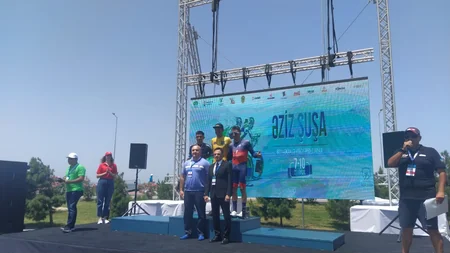“Əziz Şuşa” beynəlxalq velosiped yarışının qalibləri mükafatlandırlıb