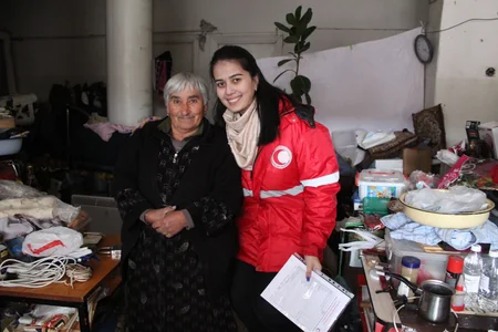 Qızıl Aypara Cəmiyyəti Qarabağın erməni sakinlərinə baş çəkib