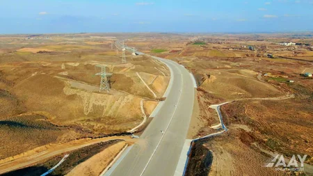 Construction of Horadiz-Jabrayil-Zangilan-Aghband road 93% complete