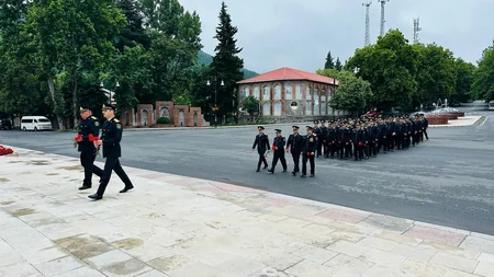 Qaxda Azərbaycan polisinin yaranmasının 105 illiyi qeyd olunub