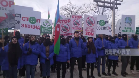 Nearly 100 new eco-activists and volunteers join protest on Khankandi-Lachin road - VIDEO