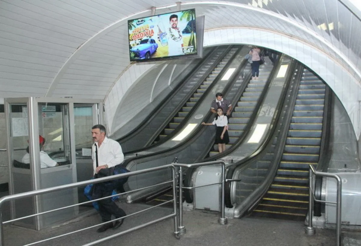 Metronun “Nizami” stansiyasında eskalatorun əsaslı təmiri başa çatıb