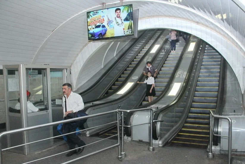 Metronun “Nizami” stansiyasında eskalatorun əsaslı təmiri başa çatıb