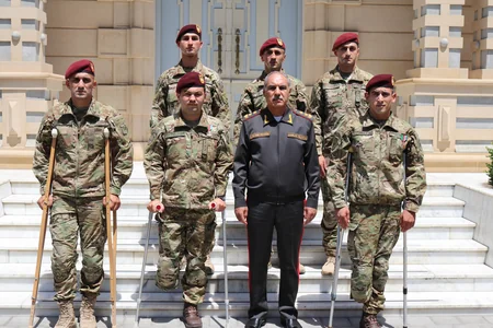 Hərbi Prokurorluqda Vətən müharibəsində iştirak etmiş hərbi qulluqçularla görüş keçirilib