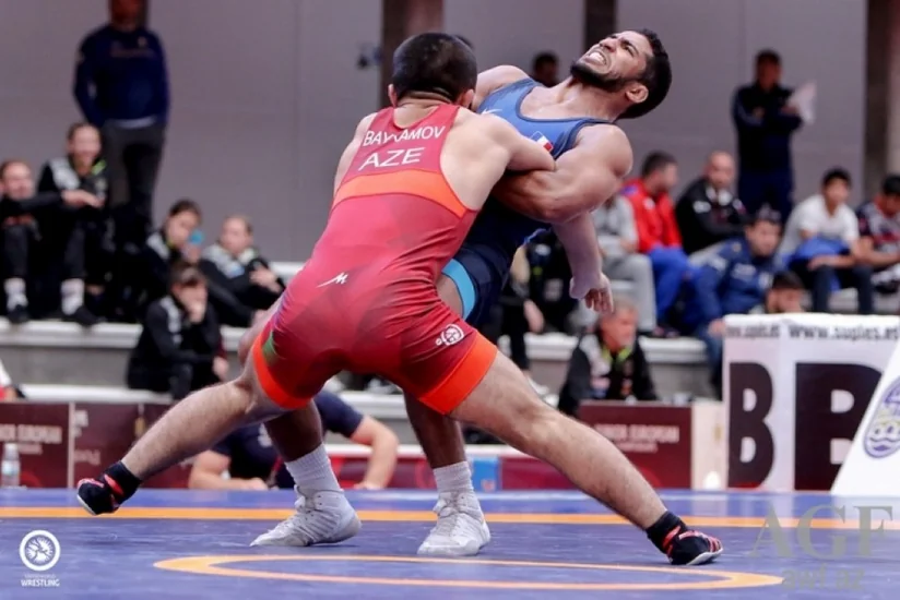Двое борцов сборной Азербайджана стали чемпионами Европы