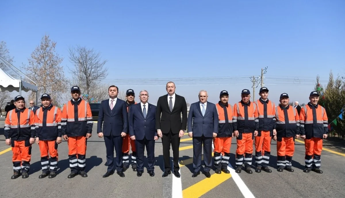 Tovuzda avtomobil yolu yenidən qurulub
