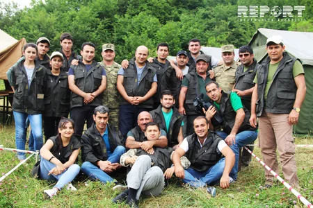 Azərbaycan jurnalistləri üçün təcrübə poliqonu təlimləri keçirilib - FOTO - VİDEO