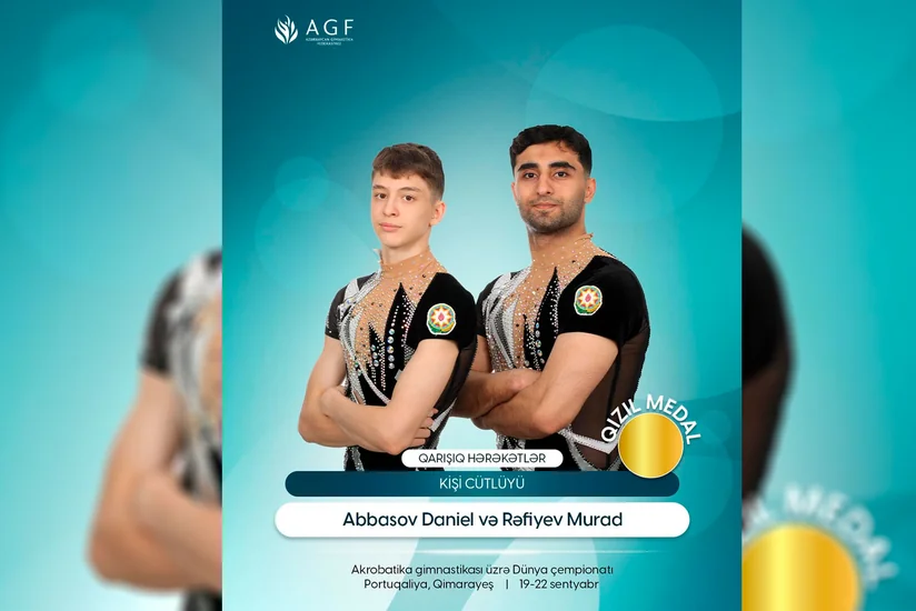 Azerbaijani acrobatic gymnasts crowned world champions