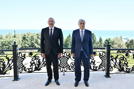 Presidents of Azerbaijan, Kazakhstan view project of Center for Development of Creativity to be built in Fuzuli - UPDATED