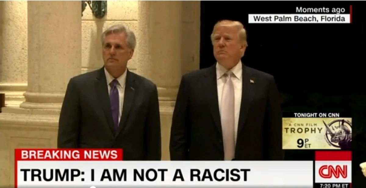 Tramp irqçi olmadığını iddia edib