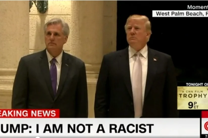 Tramp irqçi olmadığını iddia edib