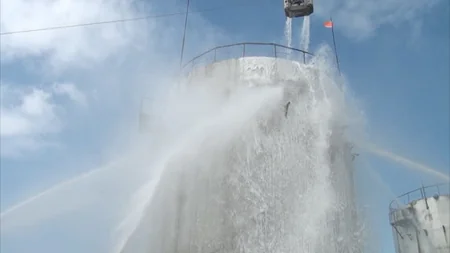 FHN neft terminalında yanğın-taktiki təlim keçirib