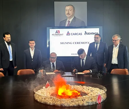 Центр аграрных исследований Каспийского региона и AZERBAZALT подписали меморандум о сотрудничестве
