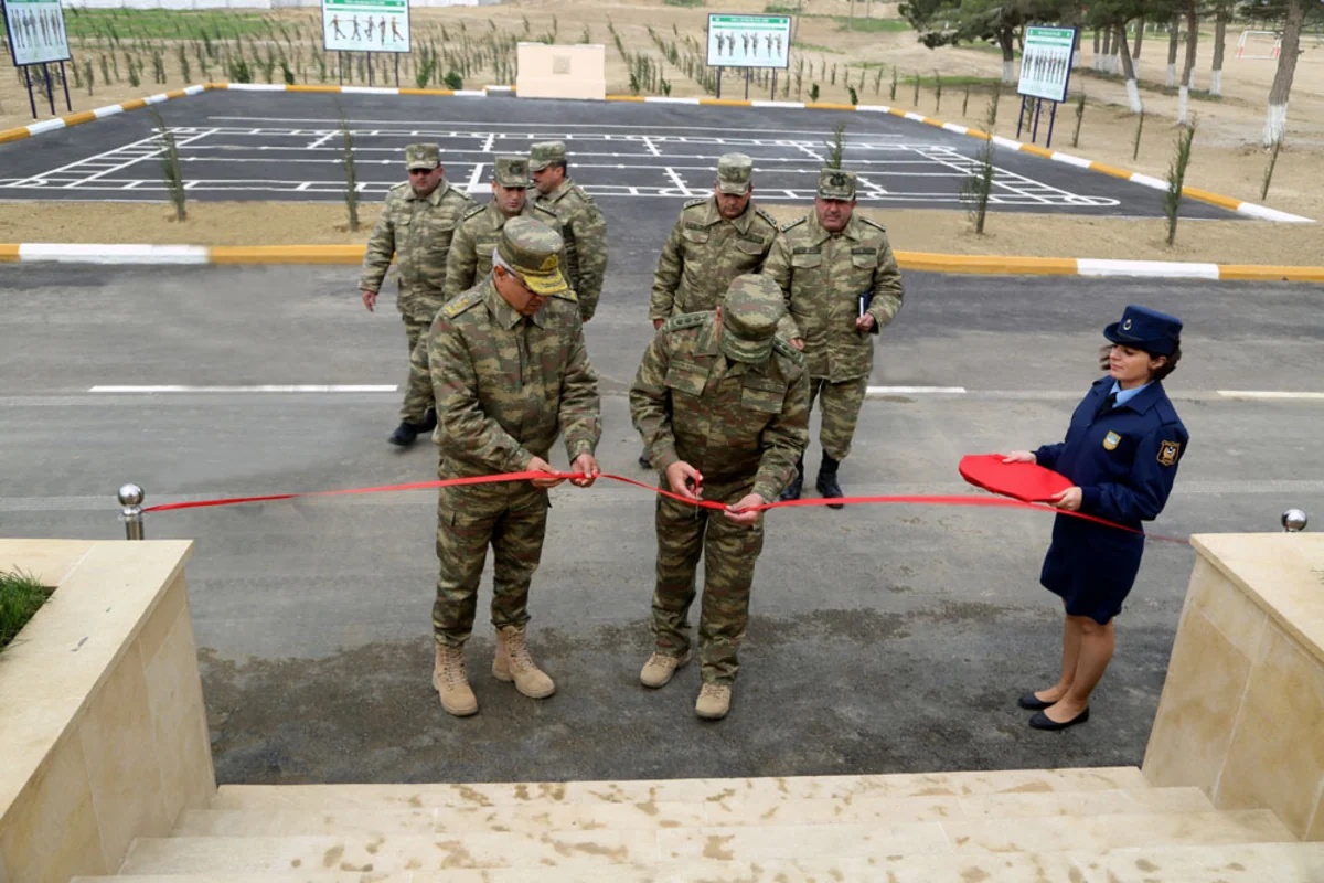 Opens a new residential complex of Azerbaijan Air Defense Unit