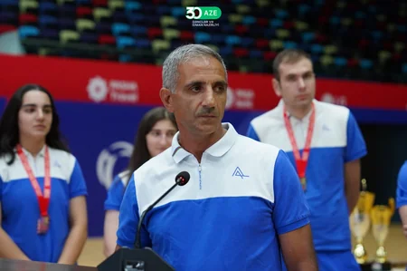 Fərid Qayıbov qitə və dünya çempionatlarında uğurla çıxış etmiş idmançılarla görüşüb