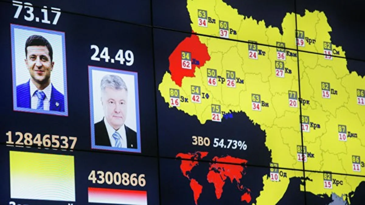 Ukrayna MSK prezident seçkisi ilə bağlı yekun nəticələri açıqlayıb