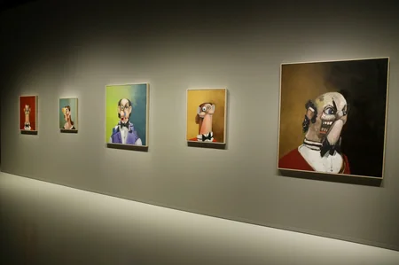 Vice-President of Heydar Aliyev Foundation Leyla Aliyeva viewed works by George Condo