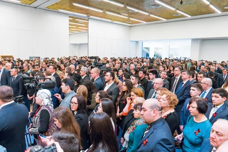 Leyla Əliyeva: Bütün dəhşətlərə baxmayaraq, xalqımızın ruhu qırılmadı - FOTO