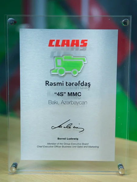 Bakıda tanınmış kənd təsərrüfatı texnikası istehsalçısının rəsmi tərəfdaşının servis mərkəzi açılıb