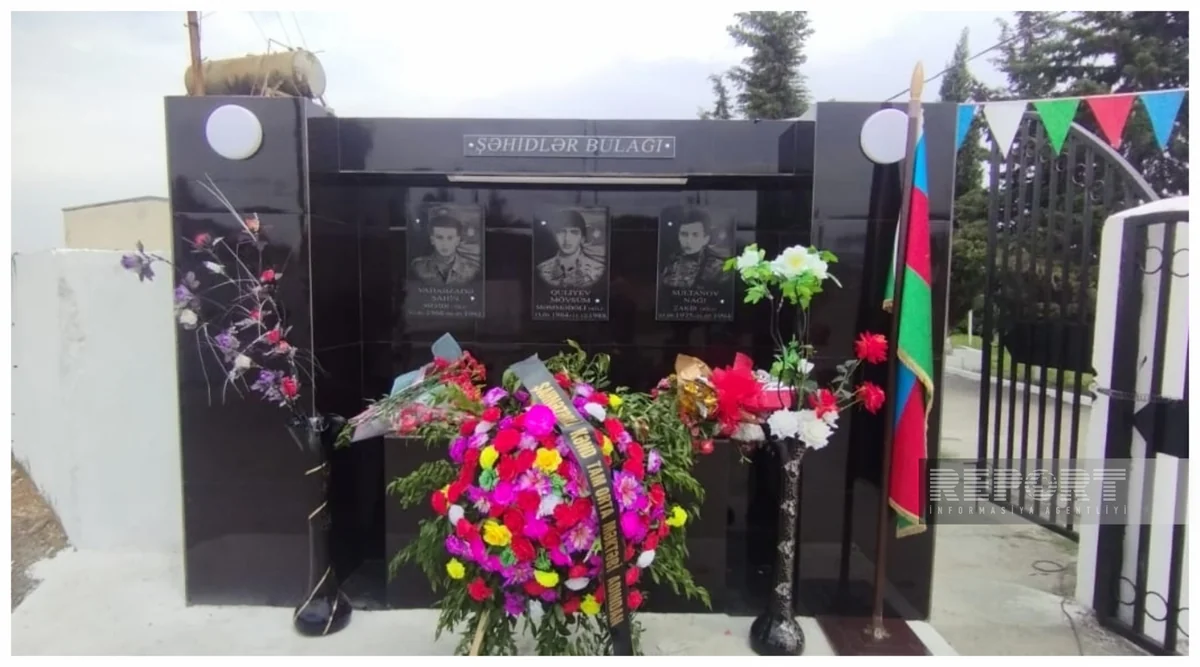 Şabranda şəhidlər bulağının açılışı olub