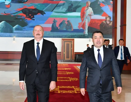 İlham Əliyevin Qırğızıstana dövlət səfəri başa çatıb