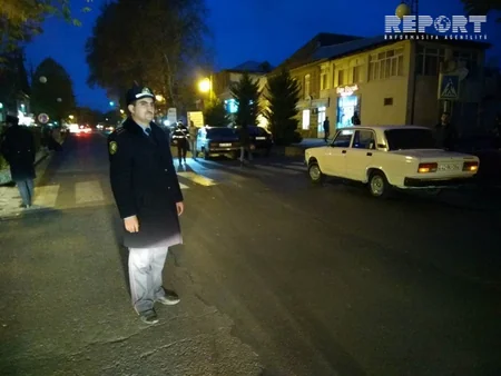 Şəkidə cərimə ödənişini gecikdirmiş sürücülərə qarşı reyd keçirilib - FOTO