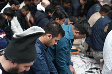 Bakıda Ramazan münasibətilə bayram namazı qılınıb