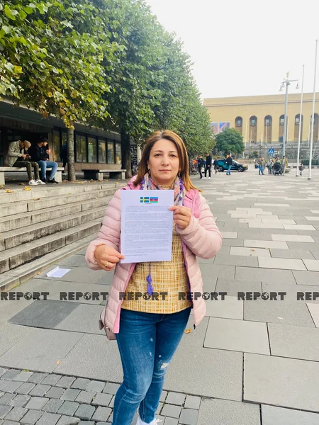 Azerbaijani diaspora organization in Sweden holds action