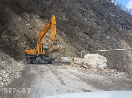 Quba-Xınalıq-İspik yolundan istifadə edən sürücülərə xəbərdarlıq olunub - FOTO - VİDEO
