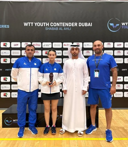Azərbaycan stolüstü tennisçiləri “WTT Youth Contender” turnirində  üç bürünc medal qazanıblar