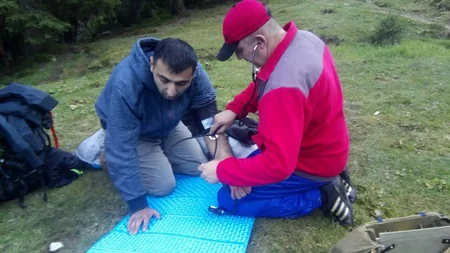 Ukrayna dağlarında azərbaycanlı turist xilas edilib - FOTO