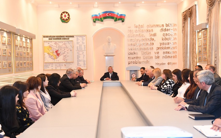Dövlət Komitəsində Heydər Əliyevin 100 illik yubileyinə həsr olunan tədbir keçirilib