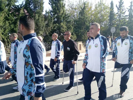 Ağdamda keçirilən Bayraq yürüşü başa çatıb - FOTOREPORTAJ - YENİLƏNİB