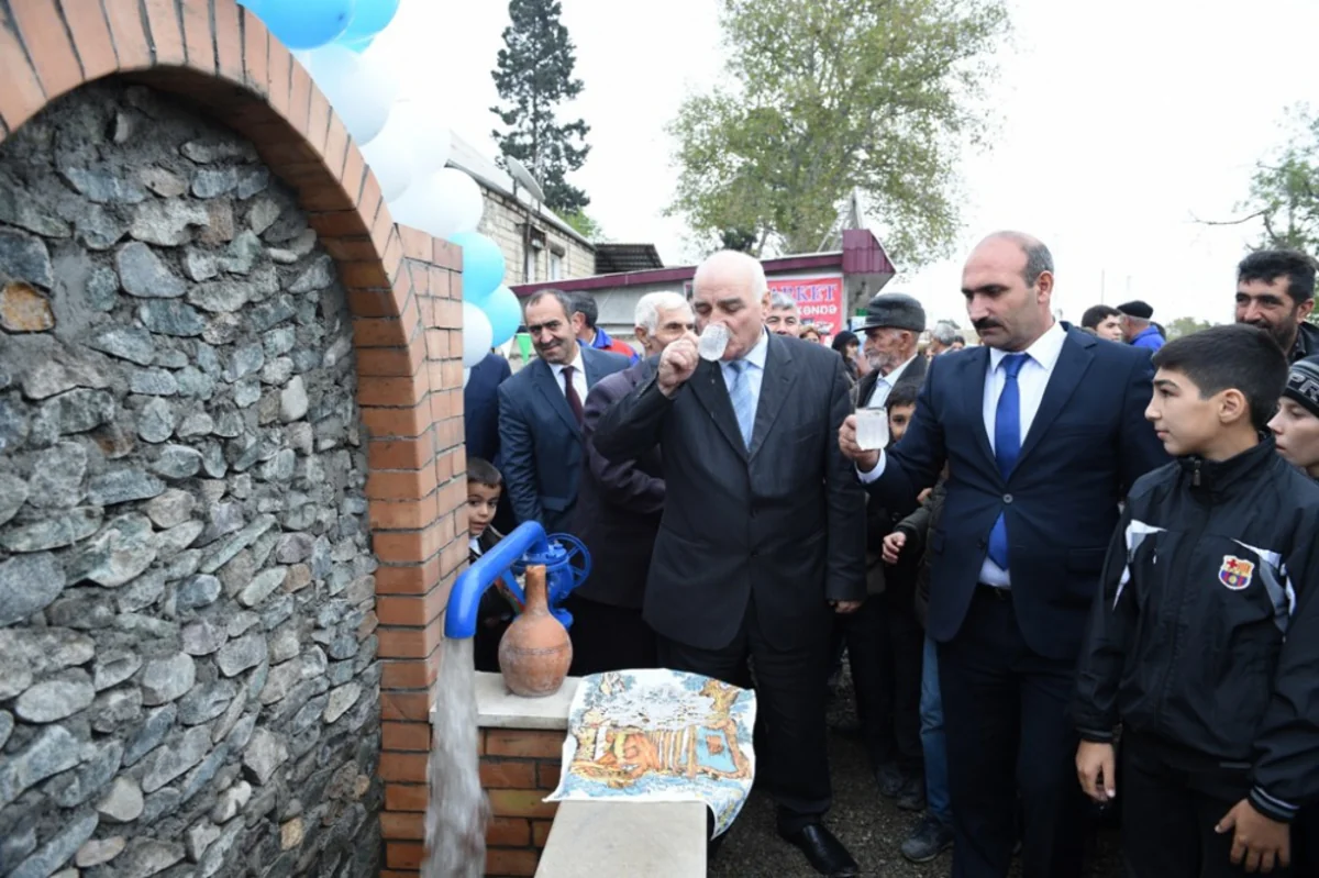 ​Azərbaycanda daha iki kəndə içməli su verilib
