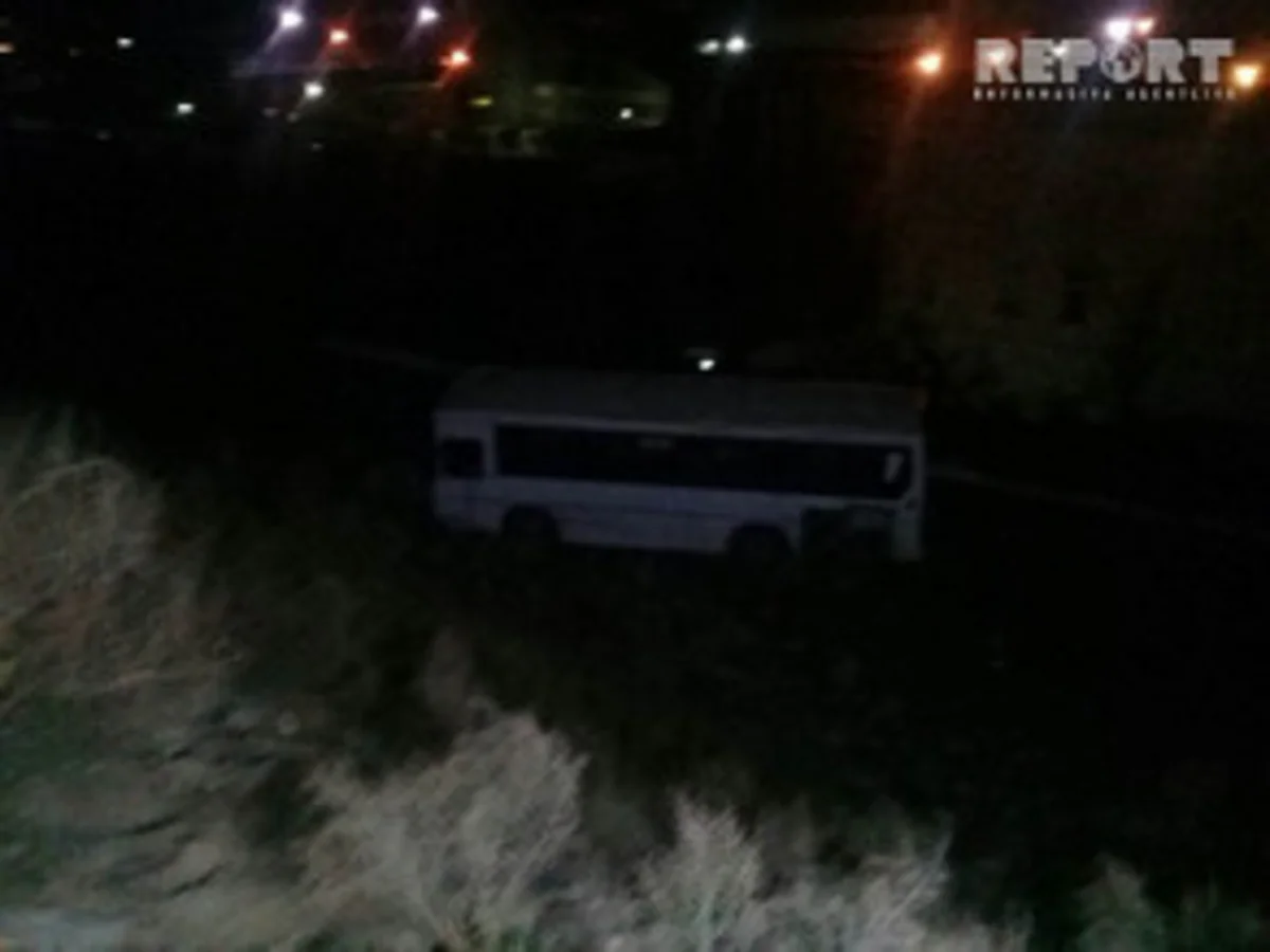 Bakıda ağır qəza törədən avtobus sürücüsü tutulub