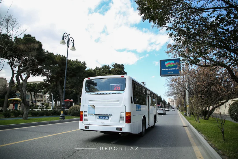 Bakıda 44 avtobusun hərəkəti gecikir