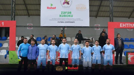 “Zəfər Kuboku” futbol çempionatının qalibləri mükafatlandırıldı