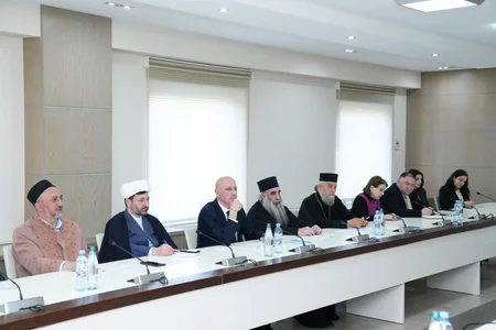Dövlət Komitəsinin sədri Gürcüstan Dini Məsələlər Üzrə Dövlət Agentliyinin sədri ilə görüşüb