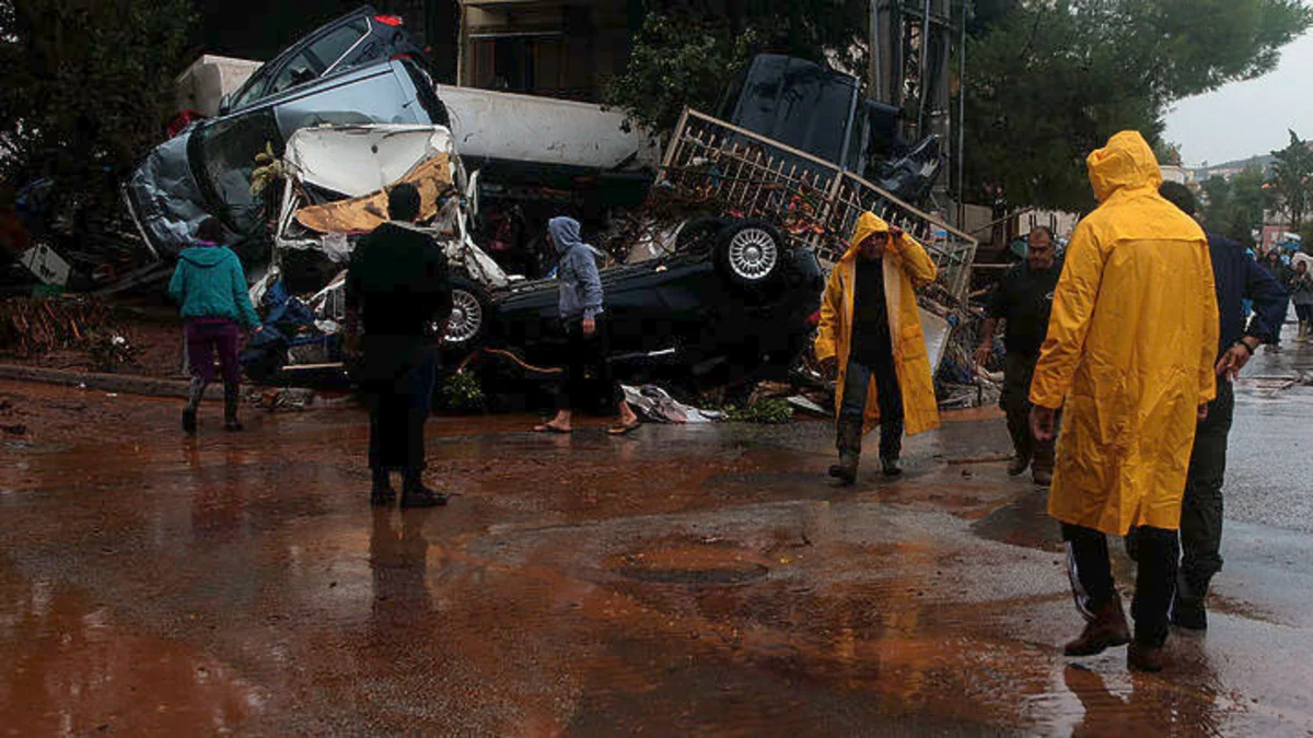 Yunanıstanda daşqınlar nəticəsində 14 nəfər ölüb - VİDEO