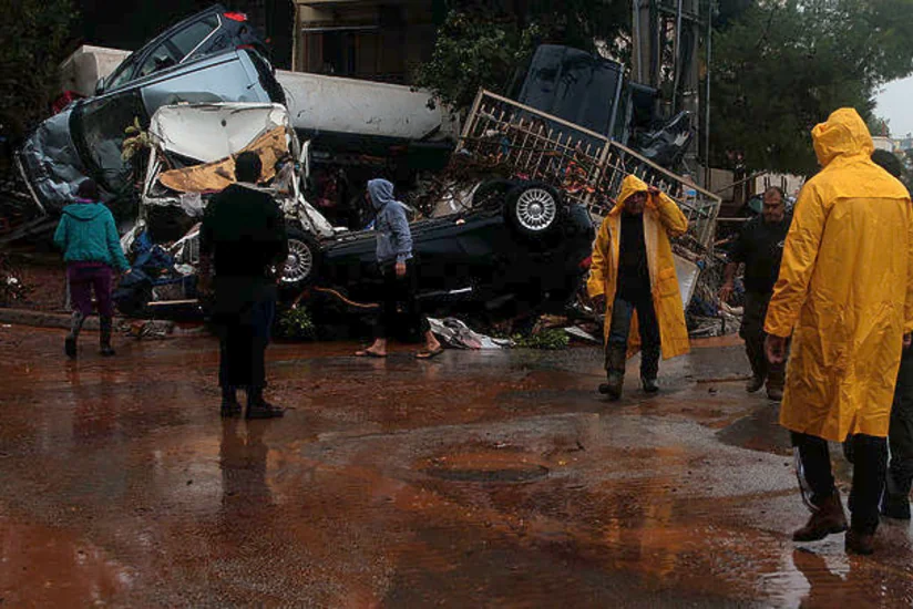 Yunanıstanda daşqınlar nəticəsində 14 nəfər ölüb - VİDEO