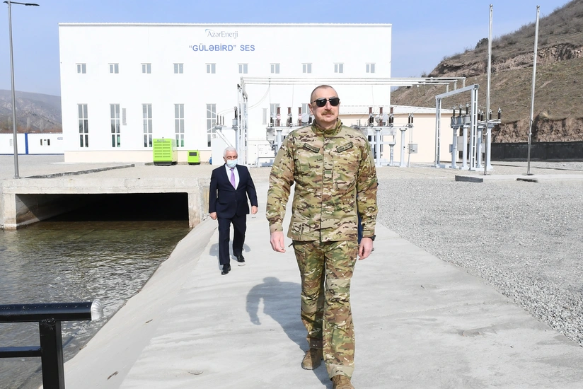 Ilham Aliyev: Power substation is being built in Shusha