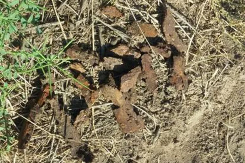 Ağdam rayonunda top mərmilərinin qalıqları aşkar edilib