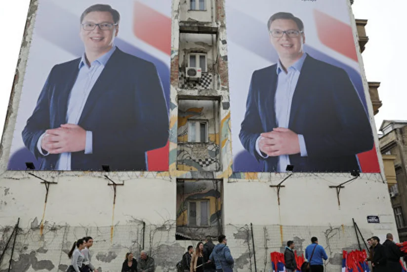 Избранный президент Александар Вучич поблагодарил народ Сербии за доверие