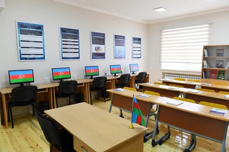 Azerbaijani president, First Lady open new school building in Charhan village