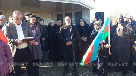 Şabranda şəhid bulağının açılışı olub