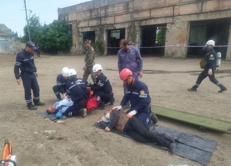 FHN-in Cənub Regional Mərkəzi kompleks mülki müdafiə təlimi keçirib