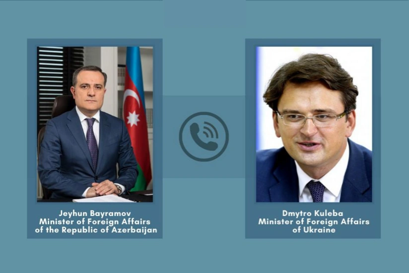 Ceyhun Bayramov Ukrayna XİN başçısı ilə telefonla danışıb