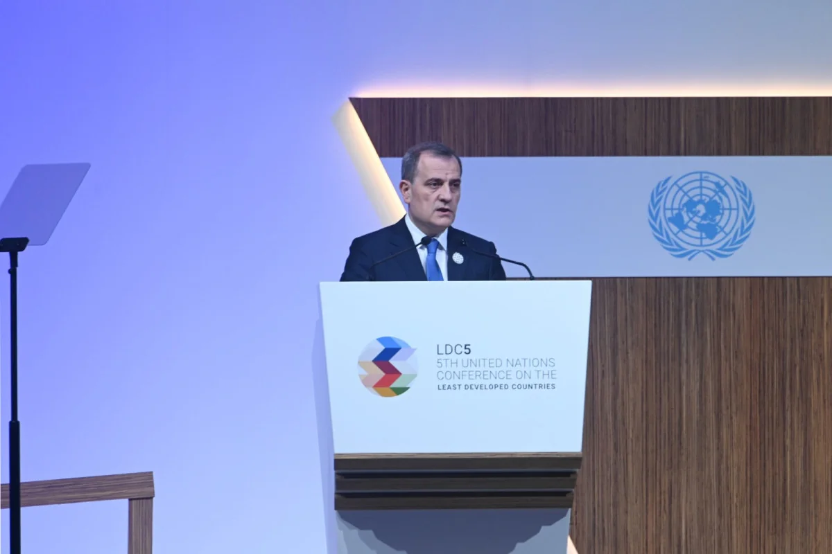 Ceyhun Bayramov BMT Konfransında Azərbaycanın pandemiya ilə mübarizə sahəsində fəaliyyətindən danışıb
