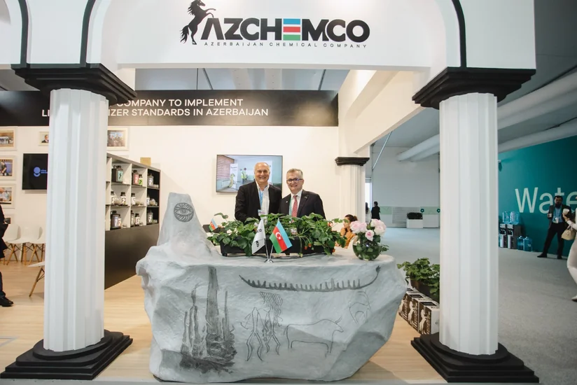 Руководитель Национального музея Грузии посетил павильон AZCHEMCO в рамках сегодняшнего визита в Зеленую зону